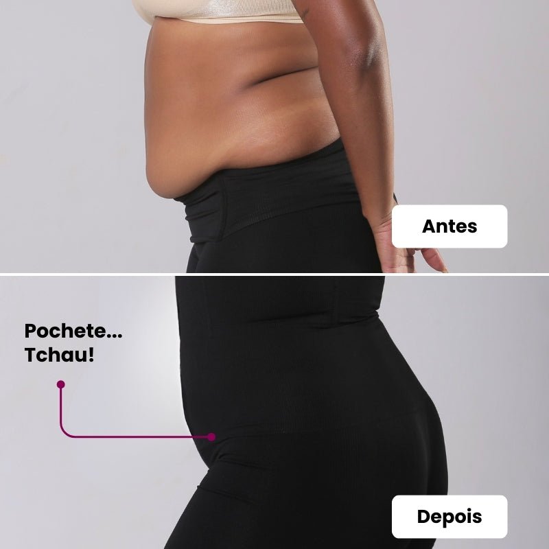 Body Shaper Canelado + Bermuda Up Shaper - Combo Irresistível