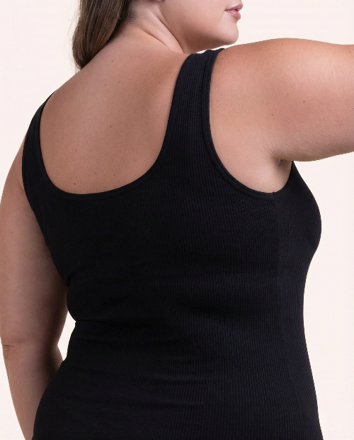 Combo Shaper Canelado - Regata | Body | Macaquinho