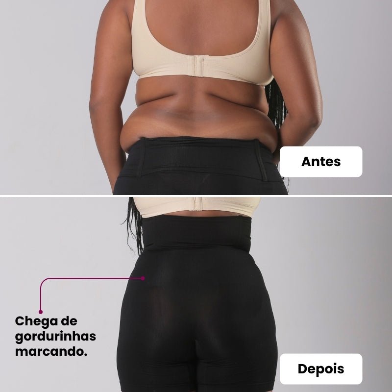 Body Shaper Canelado + Bermuda Up Shaper - Combo Irresistível