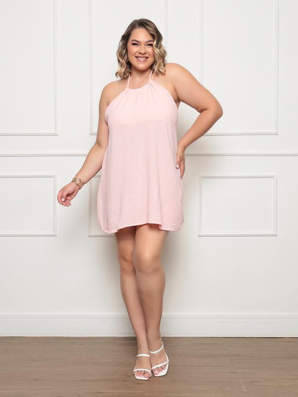 Vestido Curto Frente Única Duna Fresquinho Verão